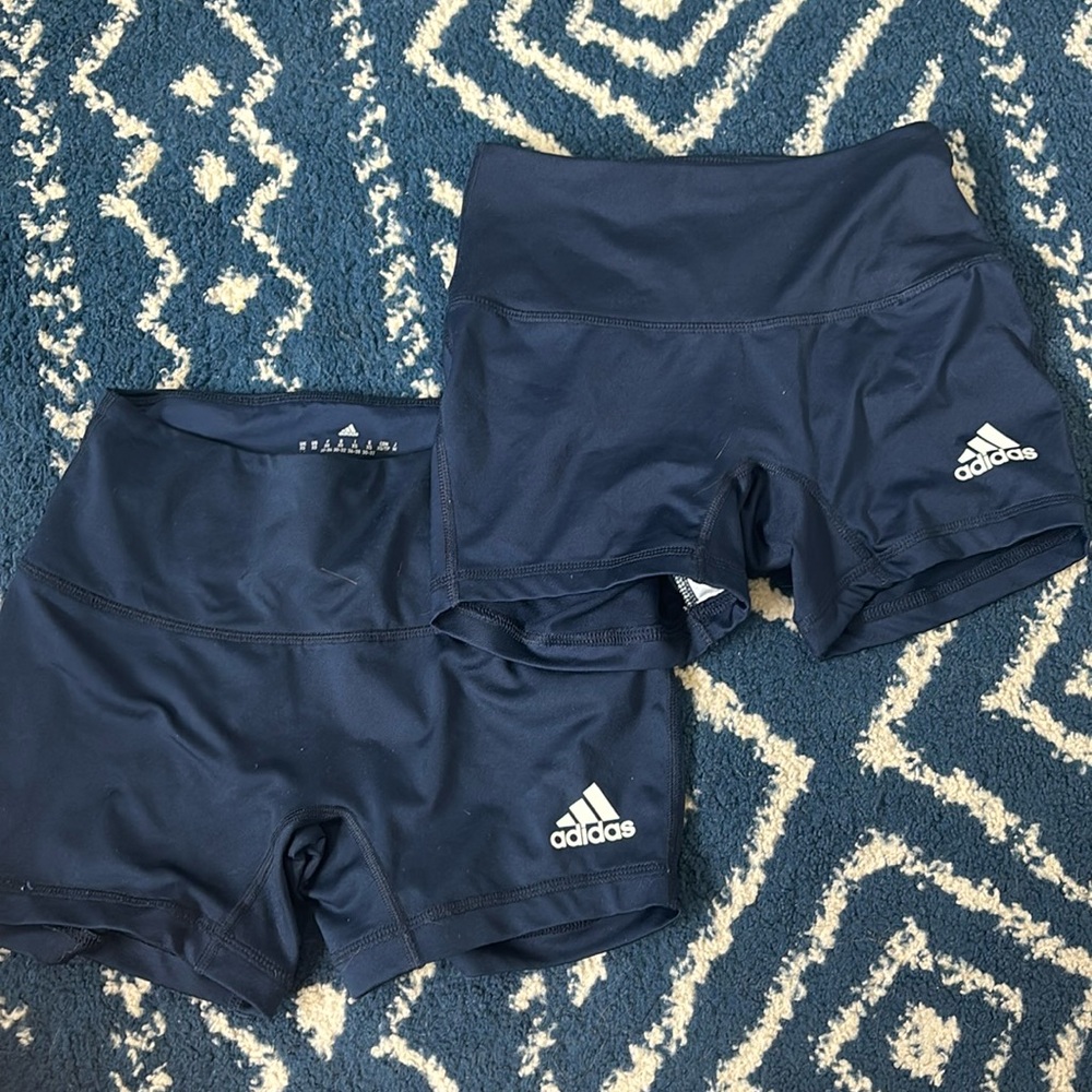 2 pairs of Adidas Navy blue spandex Size XS